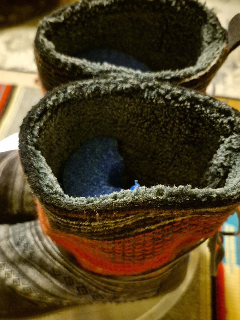 TOMS Nepal Mixed Woven Boots. thick faux fur lining Sz.7 To7.5. (#789SH) - Picture 14 of 16